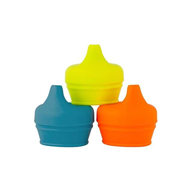  Boon Snug Silicone Sippy Cup Lids and Straws